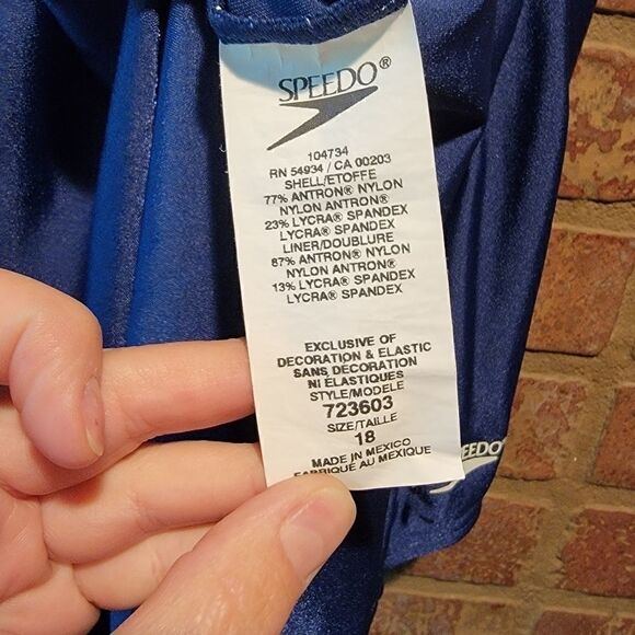 Speedo Powerflex Ultraback Swimsuit sz 18 - Picture 6 of 6